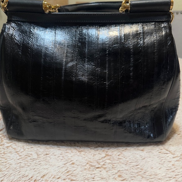 Dolce & Gabbana Black Leather Shoulder Bag - Picture 5 of 11